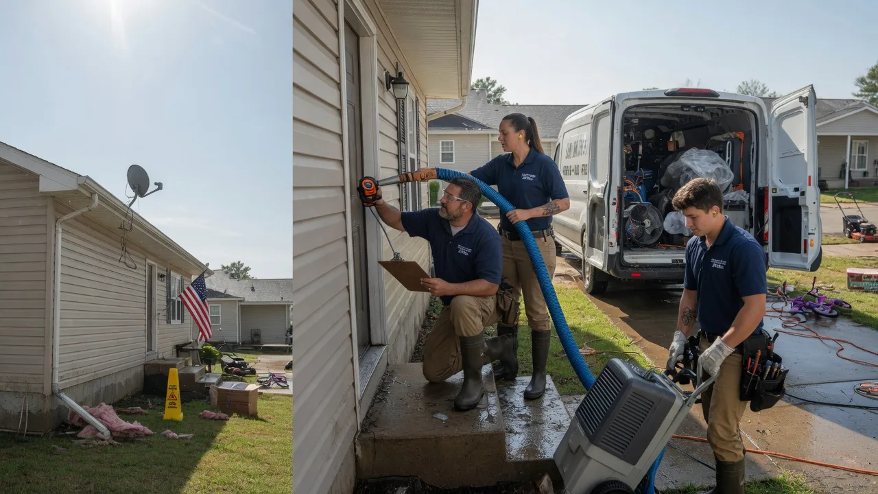 Ceiling Water Damage Restoration in Palmyra, NE near me